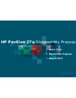 Предварительный просмотр 3 страницы HP Pavilion 27q Product End-Of-Life Disassembly Instructions