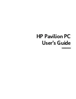 Preview for 1 page of HP Pavilion 8 Series User Manual