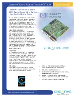 Preview for 1 page of HP Pavilion 9700 - Desktop PC Datasheet