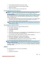 Preview for 45 page of HP PAVILION DM3 User Manual