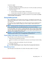 Preview for 53 page of HP PAVILION DM3 User Manual