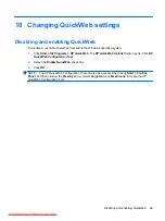 Preview for 79 page of HP PAVILION DM3 User Manual