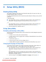 Preview for 80 page of HP PAVILION DM3 User Manual