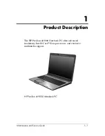 Preview for 8 page of HP Pavilion dv9000 Maintenance And Service Manual