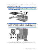 Предварительный просмотр 83 страницы HP Pavilion dx6500 - Notebook PC Maintenance And Service Manual