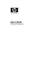 HP Pavilion f1904 User Manual preview