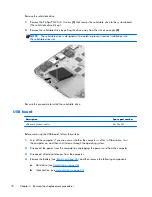 Предварительный просмотр 78 страницы HP Pavilion m7-1000 Maintenance And Service Manual