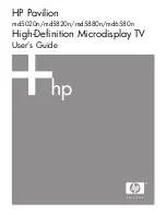 Предварительный просмотр 1 страницы HP Pavilion md5020n User Manual