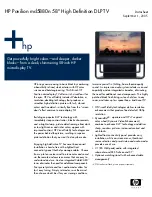 HP Pavilion md5880n Datasheet preview