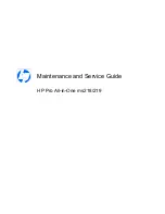 Preview for 2 page of HP Pavilion MS218 Maintenance And Service Manual