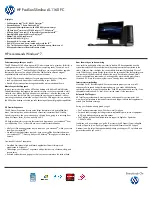 Preview for 1 page of HP Pavilion Slimline s5-1160 Specifications