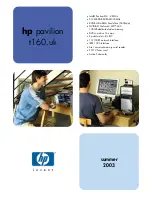 Предварительный просмотр 1 страницы HP Pavilion t160 Specifications