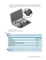 Предварительный просмотр 59 страницы HP Pavilion TouchSmart 15 Sleekbook Maintenance And Service Manual