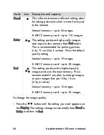 Предварительный просмотр 24 страницы HP photosmart 120 SERIES User Manual