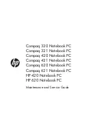 Предварительный просмотр 1 страницы HP Photosmart 620 series Maintenance And Service Manual