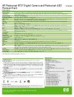 Preview for 2 page of HP Photosmart 6221 Specifications