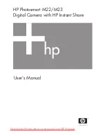 HP PhotoSmart M22 User Manual preview