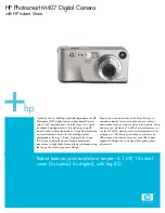 HP Photosmart M407 Specifications предпросмотр