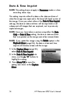 Preview for 76 page of HP Photosmart R707 User Manual