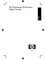 Предварительный просмотр 1 страницы HP Photosmart R740 Series Quick Start Manual