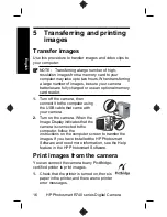 Предварительный просмотр 16 страницы HP Photosmart R740 Series Quick Start Manual