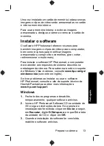 Предварительный просмотр 159 страницы HP Photosmart R830 series Quick Start Manual