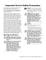 Preview for 7 page of HP PL4260N - 42" Plasma TV Service Manual