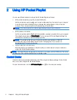 Preview for 8 page of HP Pocket Playlist User Manual