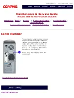 Preview for 3 page of HP Presario 5800 Series Maintenance & Service Manual