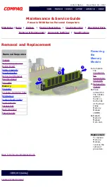 Preview for 60 page of HP Presario 5800 Series Maintenance & Service Manual