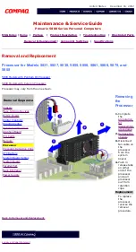 Preview for 61 page of HP Presario 5800 Series Maintenance & Service Manual