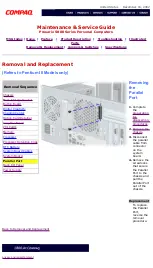 Preview for 69 page of HP Presario 5800 Series Maintenance & Service Manual