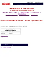 Preview for 74 page of HP Presario 5800 Series Maintenance & Service Manual