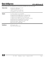 Preview for 6 page of HP Pro 3010 Specification