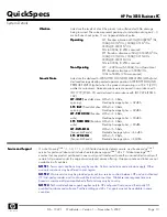 Preview for 13 page of HP Pro 3010 Specification