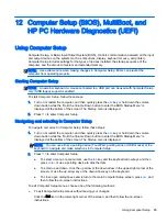 Preview for 75 page of HP Pro x2 612 G1 User Manual