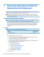 Предварительный просмотр 60 страницы HP ProBook 455 G3 Maintenance And Service Manual