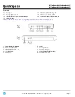 Предварительный просмотр 2 страницы HP ProBook 6465b Specification