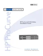 HP ProCurve 10 Installation Manual предпросмотр