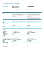 Предварительный просмотр 3 страницы HP ProCurve 1800-8G Specifications