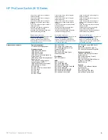 Preview for 6 page of HP ProCurve 2610-12PWR Specifications