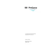 Предварительный просмотр 594 страницы HP PROCURVE 2910AL Access Security Manual