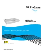 Предварительный просмотр 1 страницы HP ProCurve 530 Installation And Getting Started Manual