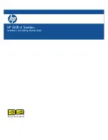 Предварительный просмотр 1 страницы HP ProCurve 5400zl Series Installation And Getting Started Manual