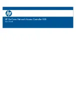 HP ProCurve NAC 800 User Manual preview