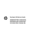 HP ProDesk 400 G1 Desktop Mini Hardware Reference Manual preview
