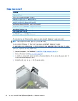 Предварительный просмотр 28 страницы HP ProDesk 400 G3 Small Form Factor Maintenance And Service Manual