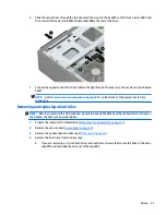 Предварительный просмотр 41 страницы HP ProDesk 400 G3 Small Form Factor Maintenance And Service Manual