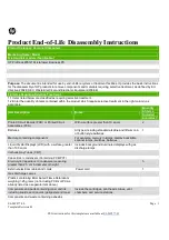 HP ProDesk 485 G1 Disassembly Instructions Manual preview