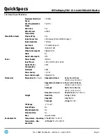 Preview for 3 page of HP ProDisplay P221 Specification